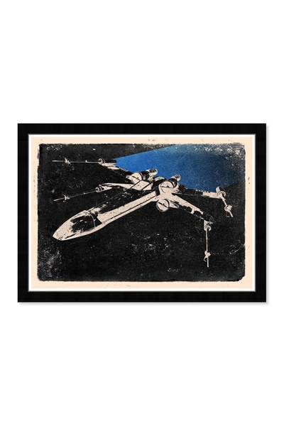 Shop Wynwood Studio Galactic Spaceship Wall Art In Black