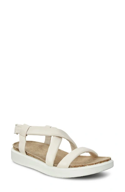 Shop Ecco Corkshpere™ Sandal In Limestone Leather