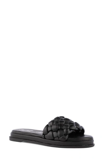 Shop Seychelles Bellisima Slide Sandal In Black V-leather