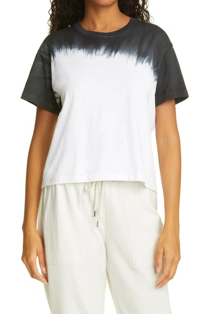 Atm Anthony Thomas Melillo Tie Dye Classic Boyfriend T-shirt In Chalk Combo