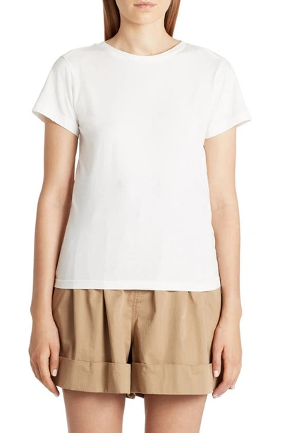 Shop Moncler Crewneck T-shirt In White