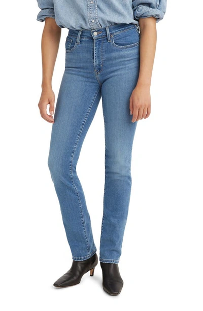 Shop Levi's 724(tm) High Waist Straight Leg Jeans In Rio Frost