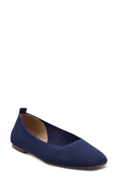 Shop Lucky Brand Daneric Ballet Flat In Peacoat Textile