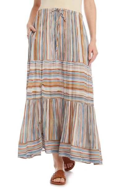 Shop Karen Kane Stripe Maxi Skirt