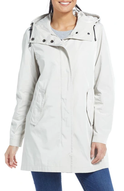 Shop Gallery Hooded Zip-up Jacket In Pearl