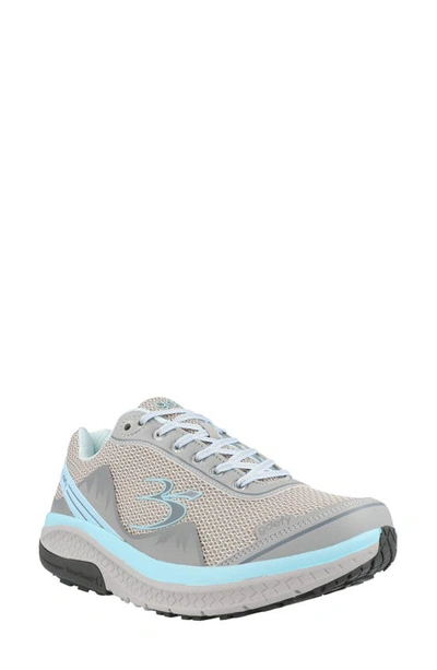 Shop Gravity Defyer Mighty Walk Sneaker In Grey / Blue