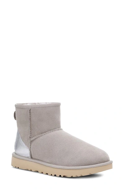 Shop Ugg Classic Mini Ii Genuine Shearling Lined Boot In Goat Suede