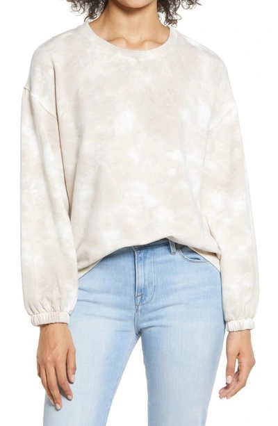 Shop Sanctuary Perfect Tie Dye Sweatshirt In Modern Beige