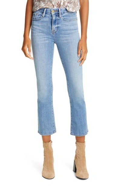 Shop Frame Le Crop High Waist Mini Boot Jeans In Melville
