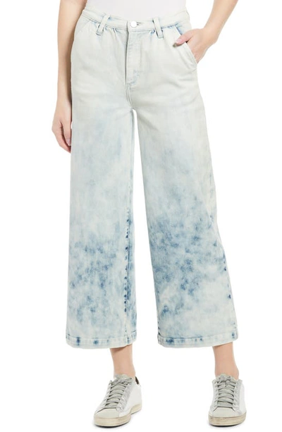 Shop Lee Gradient High Waist Crop Wide Leg Jeans In Very Peculiar