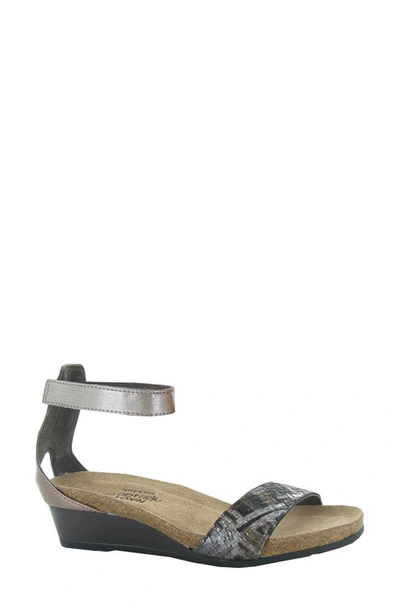 Shop Naot 'pixie' Sandal In Metallic/radiant Copper/silver