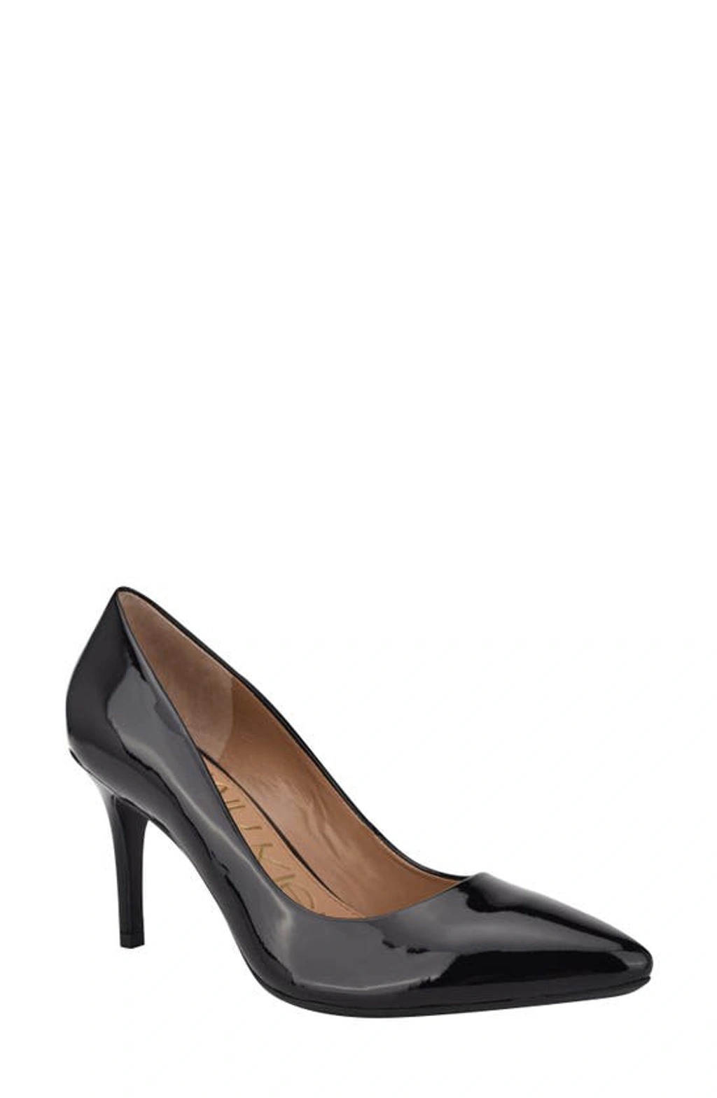 Calvin klein kamara nappa smooth leather pump discount