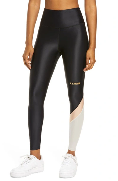 Shop P.e Nation P.e. Nation Sweeper Leggings In Black