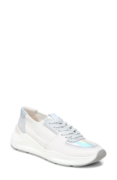 Shop 27 Edit Bev Sneaker In Satin Pearl Leather