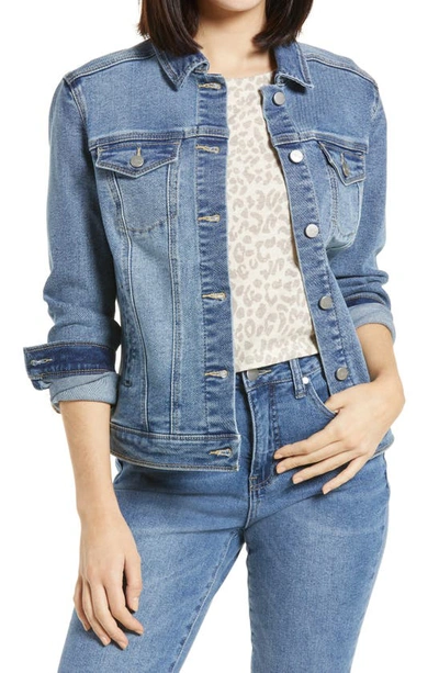 Shop 1822 Denim Re:denim Recycled Denim Trucker Jacket In Mariah