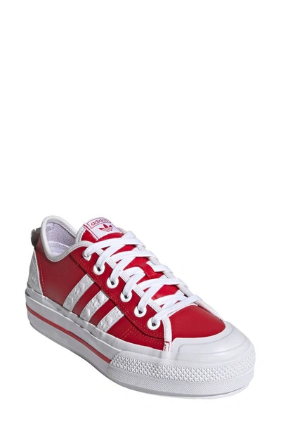 Adidas Originals Adidas Women's Originals Nizza Platform Casual Shoes In Red  | ModeSens