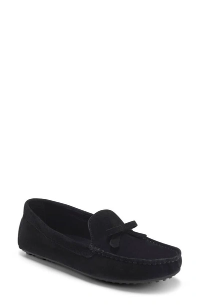 Shop Aerosoles Bowery Loafer In Black Suede
