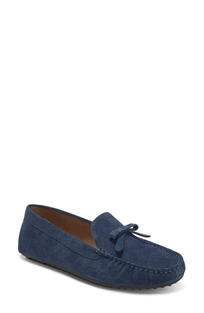 Shop Aerosoles Bowery Loafer In Navy Suede