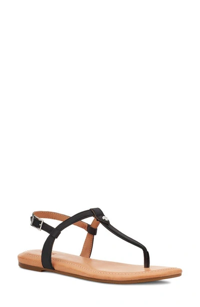 Ugg Women's Madeena T-strap Slingback Sandals In Black | ModeSens