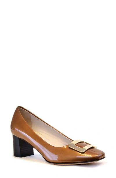 Shop Amalfi By Rangoni Serafino Pump In Whiskey Patent Leather