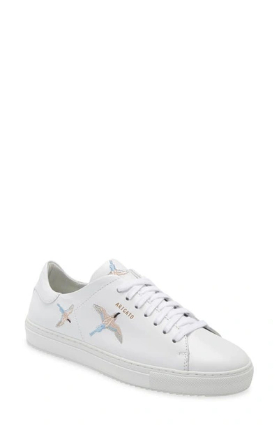 Shop Axel Arigato Clean 90 Sneaker In White / Pink