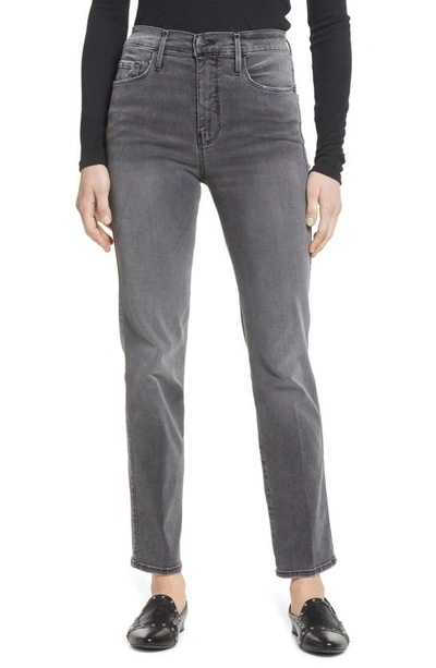 Shop Frame Le Sylvie High Waist Slender Straight Leg Jeans In Octavia Drive