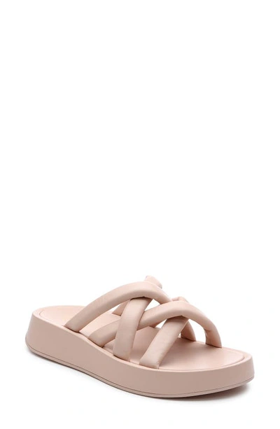 Shop Ash Vanessa Slide Sandal In Pink Salt