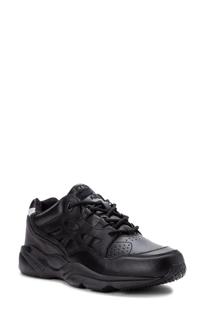 Shop Propét Stana Sneaker In Black Leather
