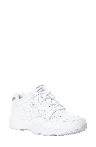 Shop Propét Stana Sneaker In White Leather