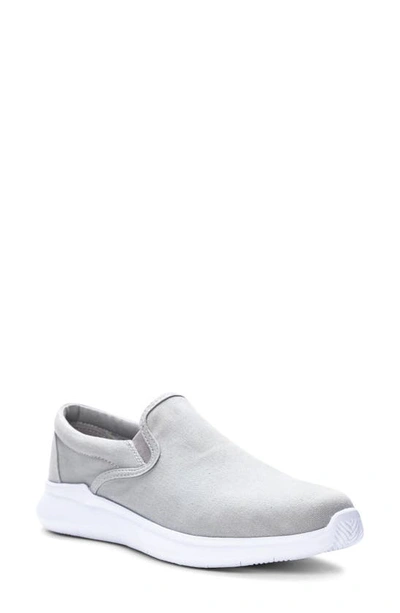 Shop Propét Finch Slip-on Sneaker In Light Grey Canvas