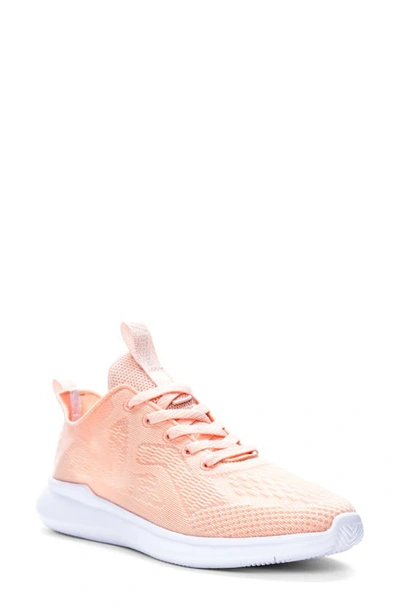 Shop Propét Travelbound Spright Sneaker In Peach Mousse Fabric