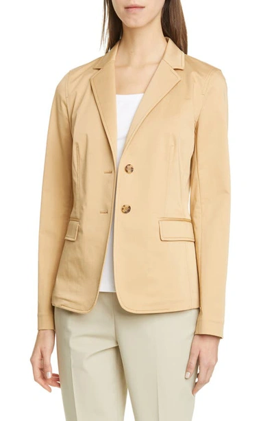 Shop Lafayette 148 Thatcher Blazer In Honeynut