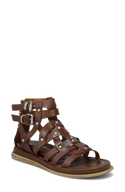 Shop As98 A.s 98 Payne Strappy Sandal In Whiskey Leather