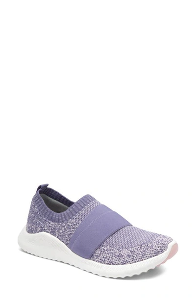 Shop Aetrex Allie Slip-on Sneaker In Lilac Fabric