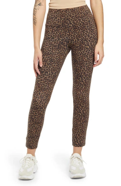 Shop Afrm Alessi High Waist Ankle Leggings In Vintage Leopard