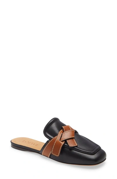 LOEWE GATE BELTED LEATHER MULE L815379X04
