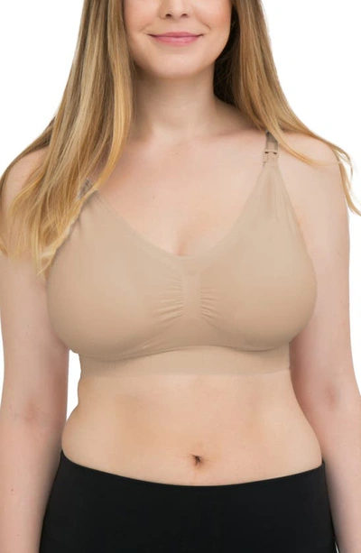 Shop Kindered Bravely Simply Sublime Seamless Nursing Bra In Beige