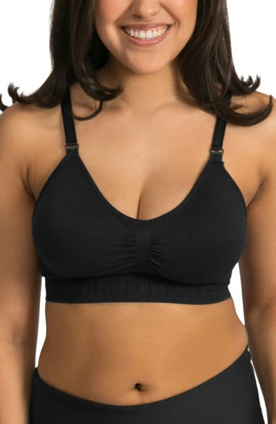 Shop Kindered Bravely Simply Sublime Seamless Nursing Bra In Black