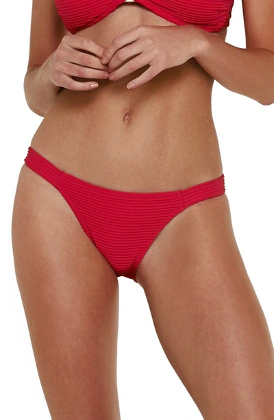 Shop Vix Swimwear Dune Luli Bikini Bottoms In Red