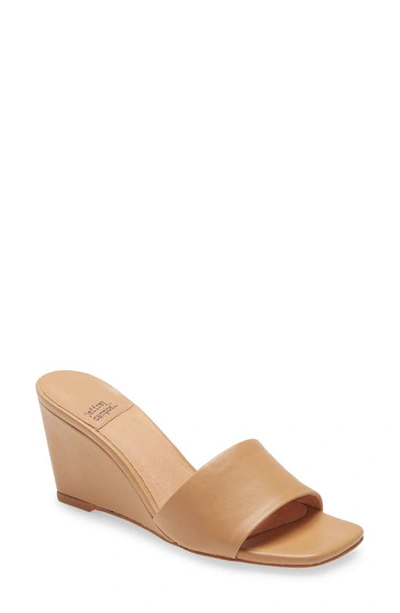 Shop Jeffrey Campbell Jeffrey Campell Appetit Wedge Slide Sandal In Nude