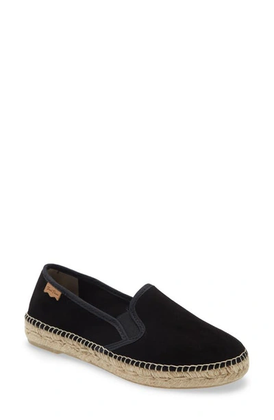 Shop Toni Pons Aran Espadrille Slip-on Sneaker In Black Suede