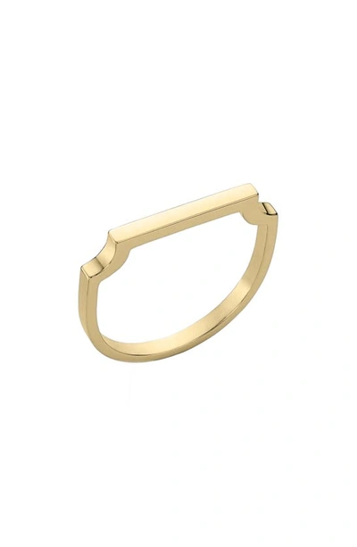 Shop Monica Vinader Signature Thin Ring In Gold