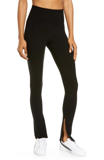 Shop Year Of Ours 9-to-5 Ribbed Leggings In Black
