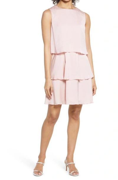 Sam Edelman Tiered Shift Dress In Blush | ModeSens
