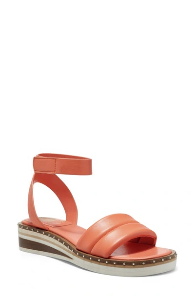 Shop Vince Camuto Mellienda Wedge Sandal In Cove Coral