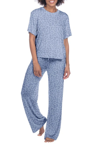 Shop Honeydew Intimates All American Pajamas In Cove Leopard