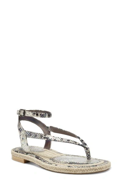 Shop Vince Camuto Kelmia Embellished Sandal In Grey Multi