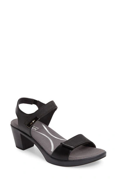Shop Naot 'intact' Sandal In Oily Coal Leather