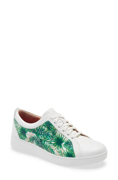 Shop Fitflop Rally Jungle Print Sneaker In Urban White Mix