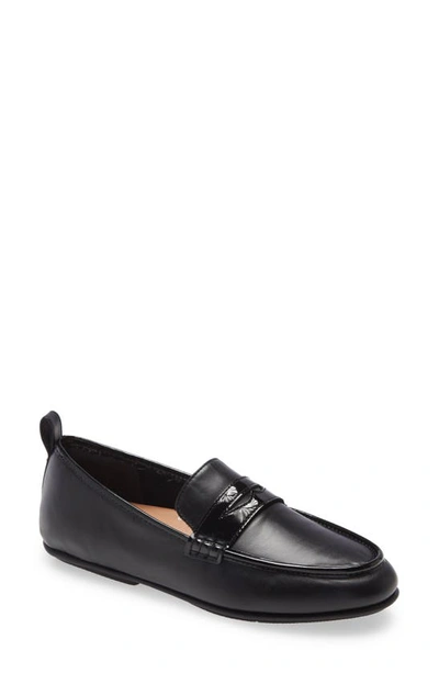 Shop Fitflop Lena Penny Loafer In All Black